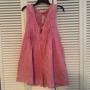 Veveret denim jumper, pink. BNWT. Size Large